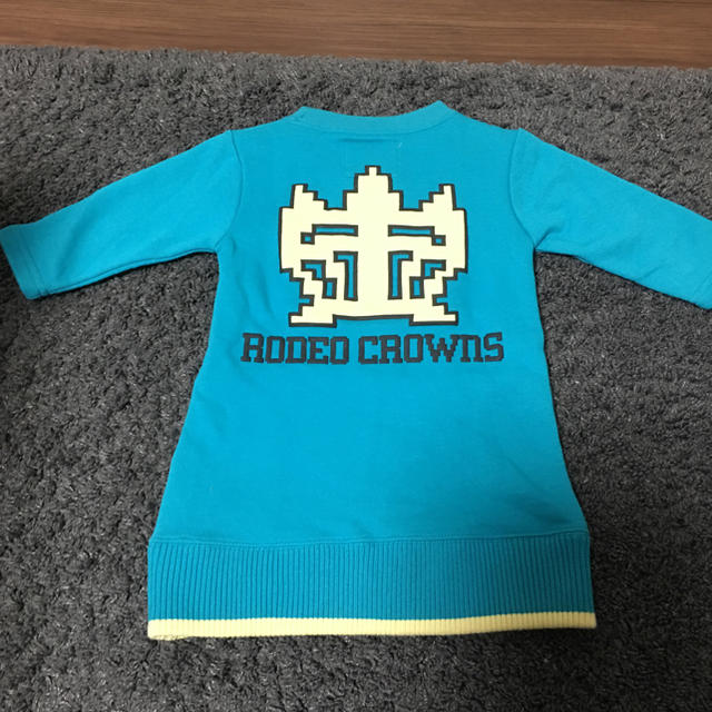 RODEO CROWNS(ロデオクラウンズ)のミプポママ専用＊ロデオクランズ  トレーナー生地ワンピース キッズ/ベビー/マタニティのキッズ服女の子用(90cm~)(ワンピース)の商品写真