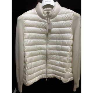 モンクレール(MONCLER)の値下げ:MONCLER ニットダウン　オフホワイト　新品　本物(ダウンジャケット)