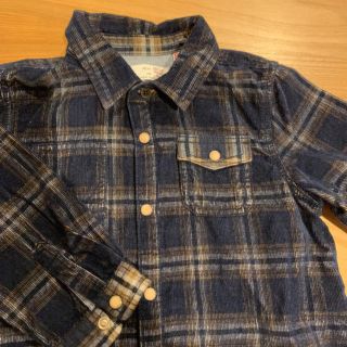 ザラキッズ(ZARA KIDS)のZARAbaby チェックシャツ size86 12-18M(シャツ/カットソー)