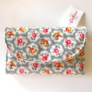 キャスキッドソン(Cath Kidston)のキャスキッドソン　財布　ウォレット　ピンク　花柄　グリーン(財布)