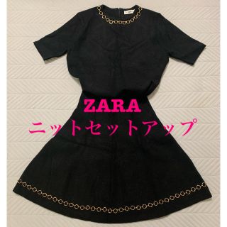 ザラ(ZARA)の★runa様専用★ZARA ニットセットアップ&ロンシャンバックL(セット/コーデ)