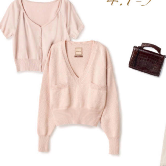 美品FOXEY♡boys Vneck sweater サイズF デイジーキャメル