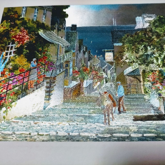 メタル画 ヨーロッパの風景 エンタメ/ホビーの美術品/アンティーク(版画)の商品写真