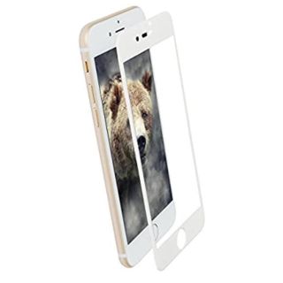 Owltech iPhone 7 8 Plus 全面保護フィルム 耐衝撃 白(保護フィルム)