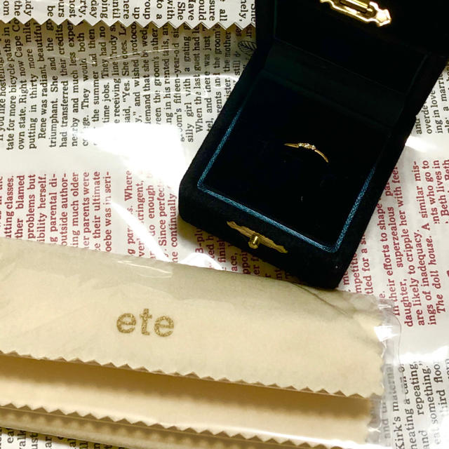 ete(エテ)のk10 ピンキーリング レディースのアクセサリー(リング(指輪))の商品写真