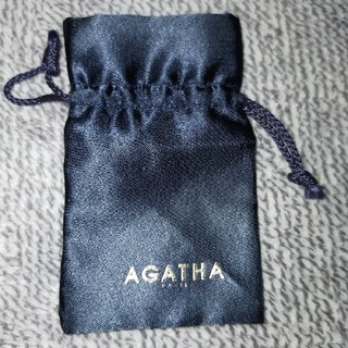 アガタ(AGATHA)のAGATA☆紺色の布袋☆アクセサリー入れにもオススメ(ネックレス)