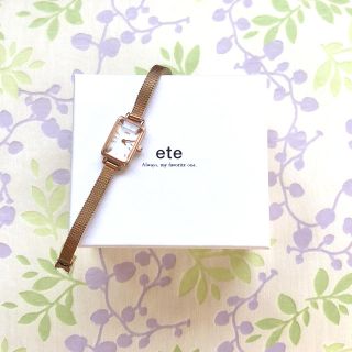 エテ(ete)のゆん06260806  様　😊　ete   ㉗　　　　腕時計・稼動品✨(腕時計)