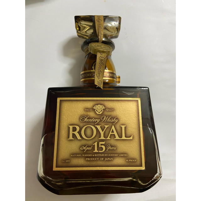 サントリー　ウイスキー　ローヤル15年　ゴールドラベル