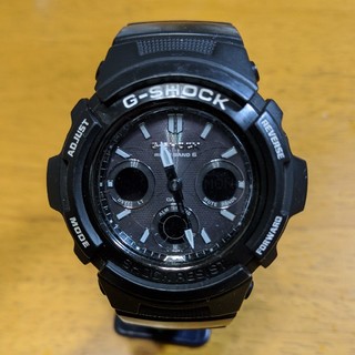 ジーショック(G-SHOCK)の★CASIO G-SHOCK 腕時計 AWG-M100BW　電波ソーラー(腕時計(デジタル))