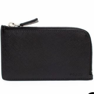 プラダ(PRADA)のPRADA SAFFIANO CARD HOLDER 小銭入付き (名刺入れ/定期入れ)