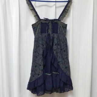 アクシーズファム(axes femme)の☆axes femme　紺色　ワンピース☆(ひざ丈ワンピース)