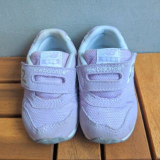 ニューバランス(New Balance)のニューバランス　キッズスニーカー　12cm　紫　軽度使用(スニーカー)