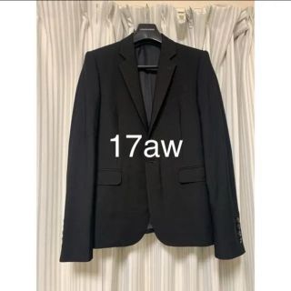 ラッドミュージシャン(LAD MUSICIAN)の17aw STANDARD 1B JACKET 黒色(テーラードジャケット)