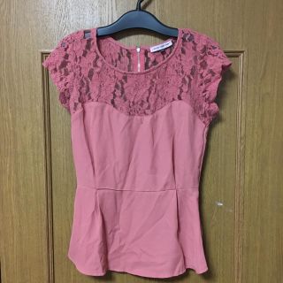 ベルシュカ(Bershka)のベルシュカ♡レースペプラムトップス　　13(シャツ/ブラウス(半袖/袖なし))