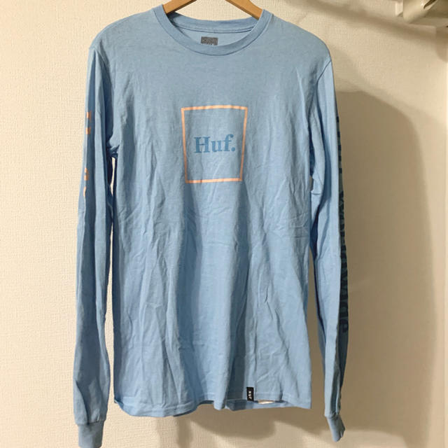 HUF(ハフ)のハフ ロンT ブルー レディースのトップス(Tシャツ(長袖/七分))の商品写真