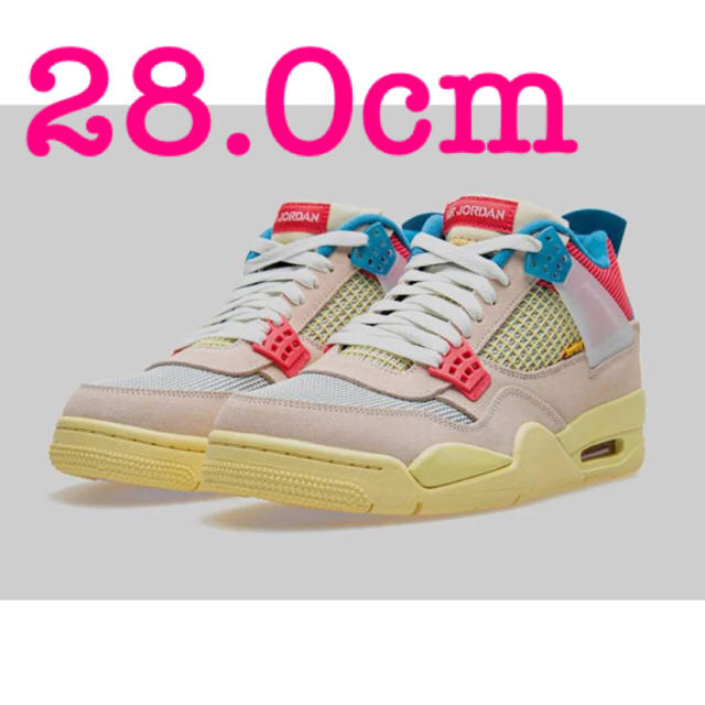 NIKE - 【送料込み】UNION × NIKE AIR JORDAN 4 "GUAVA"