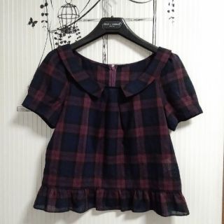 ジルスチュアート(JILLSTUART)の👗JILLSTUART👗ペプラム💜半袖💜ブラウス💜トップス💜(シャツ/ブラウス(半袖/袖なし))