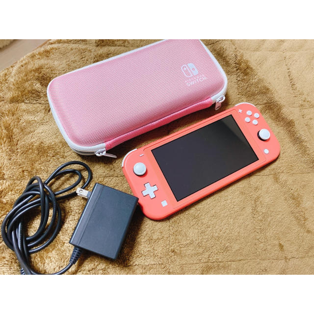 かっきー様専用】Switch light本体《コーラル》ケース付き-