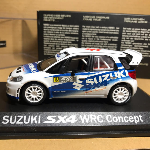 スズキ(スズキ)のノレブ　1/43 スズキ　SX4 WRC コンセプト　ラリーカー　ミニカー エンタメ/ホビーのおもちゃ/ぬいぐるみ(ミニカー)の商品写真