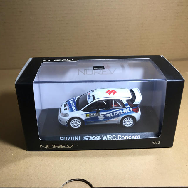 スズキ(スズキ)のノレブ　1/43 スズキ　SX4 WRC コンセプト　ラリーカー　ミニカー エンタメ/ホビーのおもちゃ/ぬいぐるみ(ミニカー)の商品写真