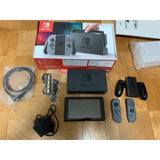 ニンテンドウ(任天堂)のNintendo Switch JOY-CON グレー 本体  HAC-S-KA(家庭用ゲーム機本体)