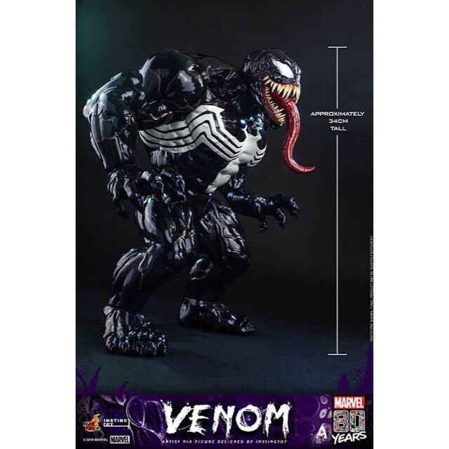 INSTINCTOY × HOTTOYS 【VENOM】 マーベル80周年記念