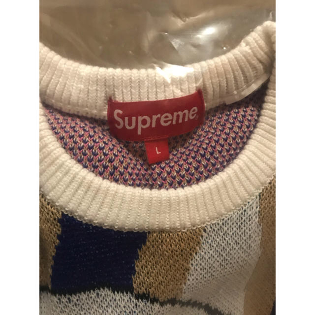 Supreme(シュプリーム)のSupreme Smurf Sweater ホワイト Lサイズ メンズのトップス(ニット/セーター)の商品写真
