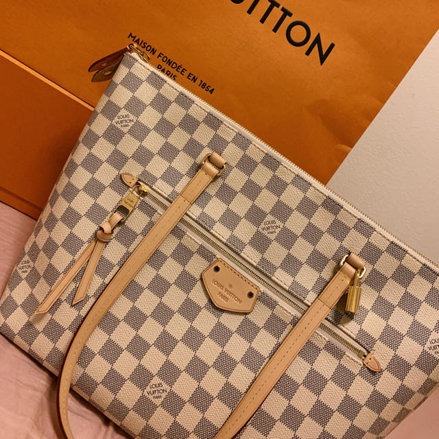 美しい LOUIS VUITTON - B1737 ルイヴィトン ダミエアズール イエナ MM