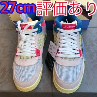 ナイキ(NIKE)の値下げ歓迎！！！UNION×NIKE AIRJORDAN4 　中古27cm (スニーカー)