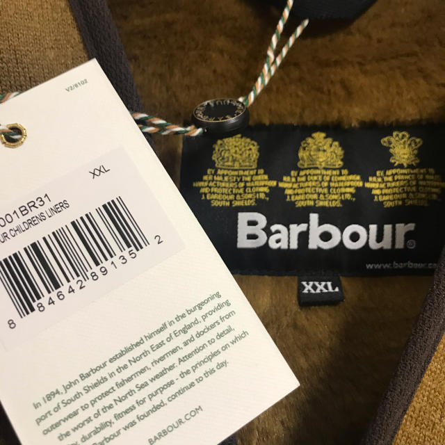 Barbour(バーブァー)の新品 Barbour パイルライナー ベスト キッズ XXL レディースのトップス(ベスト/ジレ)の商品写真