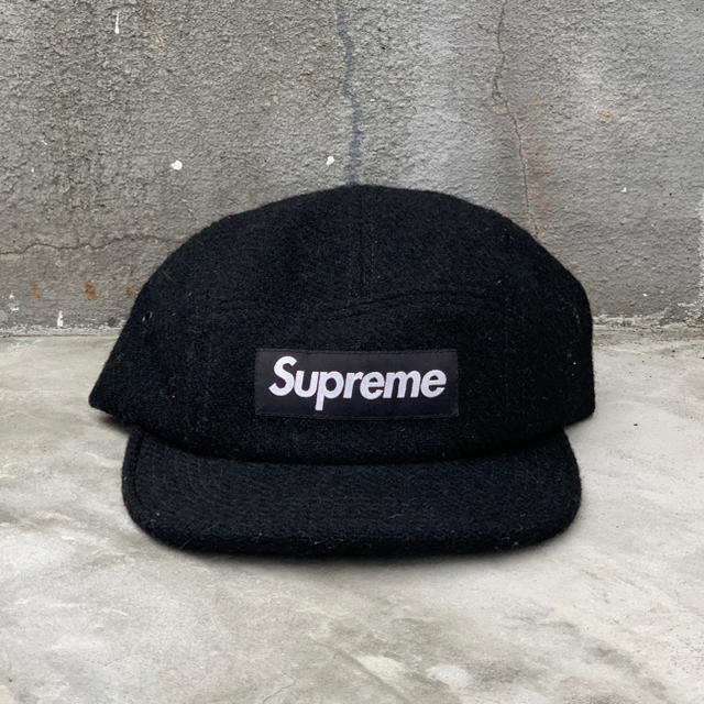 人気】Supreme LoroPiana Wool Camp Cap 18aw-