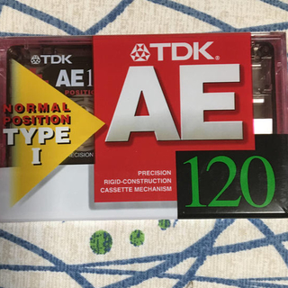 ティーディーケイ(TDK)のカセットテープ　TDK AE120 TYPE1 ６本(その他)