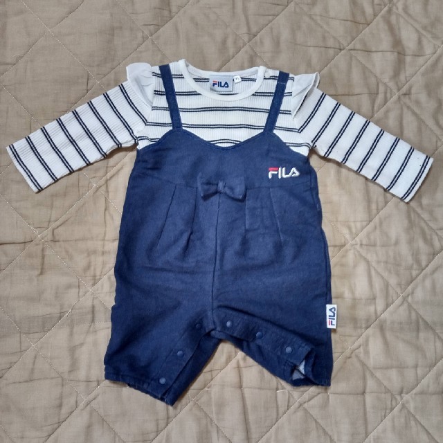 FILA(フィラ)のasu様専用　　　FILA　オーバーオール　ロンパース　70 キッズ/ベビー/マタニティのベビー服(~85cm)(ロンパース)の商品写真