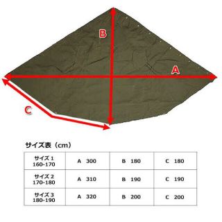 ポーランド軍 1989年製ペア ポンチョテント サイズ2 170-180