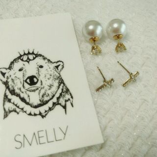 アーバンリサーチ(URBAN RESEARCH)の2way♡パールキャッチピアス(ピアス)