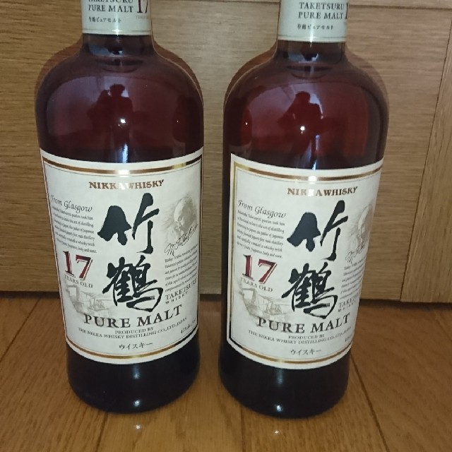 送料無料/新品】 ニッカウヰスキー 竹鶴17年2本セット ☆希少