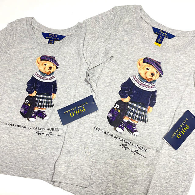 POLO RALPH LAUREN(ポロラルフローレン)の2020年最新作 ラルフローレン ガールズL/150 バックパックポロベアTEE キッズ/ベビー/マタニティのキッズ服女の子用(90cm~)(Tシャツ/カットソー)の商品写真