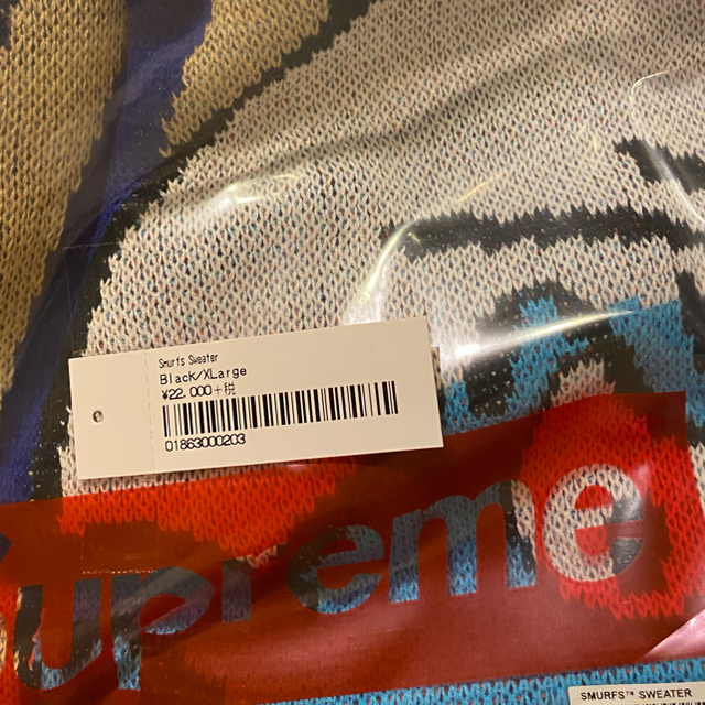 Supreme(シュプリーム)のSupreme Smurfs Sweater black メンズのトップス(ニット/セーター)の商品写真