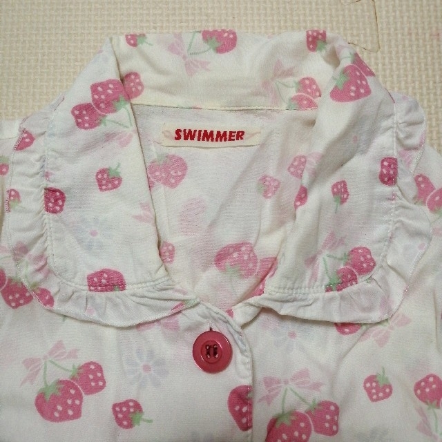 SWIMMER(スイマー)のSWIMMER　パジャマ　イチゴ柄　長袖　春　秋 レディースのルームウェア/パジャマ(パジャマ)の商品写真