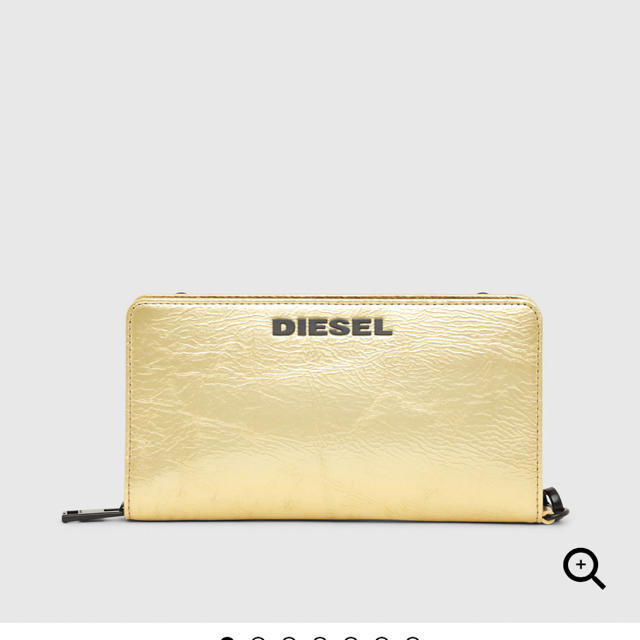 DIESEL(ディーゼル)のDIESEL♡財布♡ウォレット♡ショルダー♡ゴールド レディースのファッション小物(財布)の商品写真