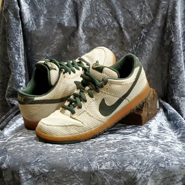 NIKE DUNK LOW PRO SB HEMP JERSEY GOLD