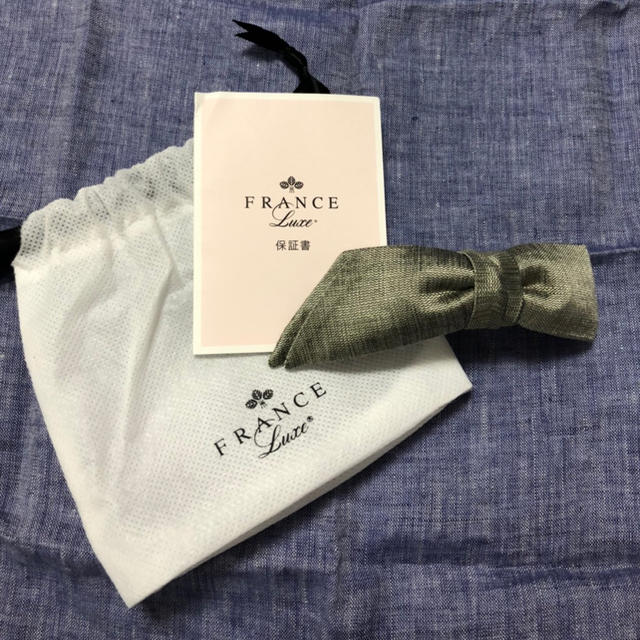 FRANCE  シルクリボンバレッタ