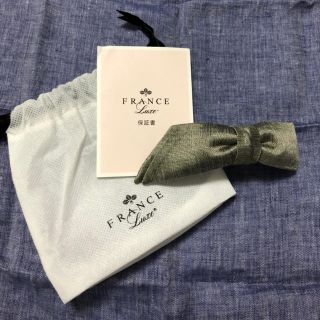 アッシュペーフランス(H.P.FRANCE)のFRANCE  シルクリボンバレッタ(バレッタ/ヘアクリップ)