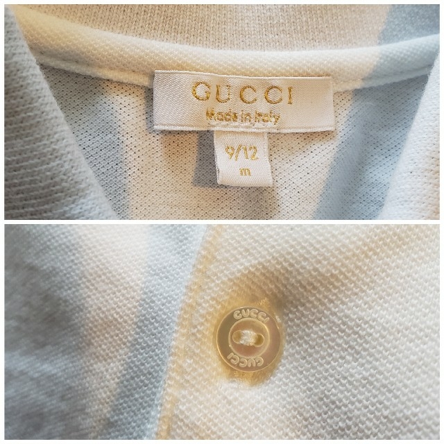 Gucci(グッチ)のGUCCI ポロシャツ☆キッズ ベビー9M キッズ/ベビー/マタニティのキッズ服男の子用(90cm~)(Tシャツ/カットソー)の商品写真