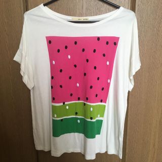 プープレ(peu pres)のpeu pres スイカ柄 Tシャツ(Tシャツ(半袖/袖なし))