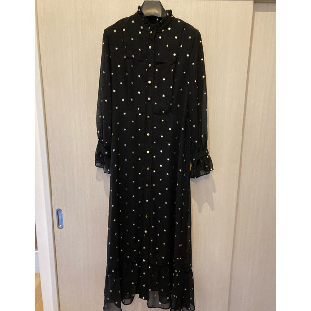 Ameri VINTAGE(アメリヴィンテージ)のAMERI SPARKLE DOT DRESS レディースのワンピース(ロングワンピース/マキシワンピース)の商品写真