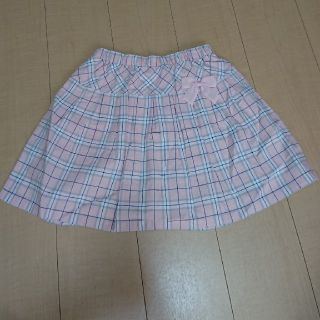 ミキハウス(mikihouse)のミキハウス☆チェック柄スカート☆140～150㎝ (スカート)