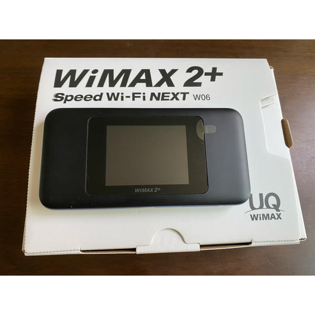 au(エーユー)のWiMAX2＋　speed Wi-Fi next W06 スマホ/家電/カメラのPC/タブレット(PC周辺機器)の商品写真