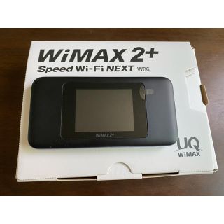 エーユー(au)のWiMAX2＋　speed Wi-Fi next W06(PC周辺機器)