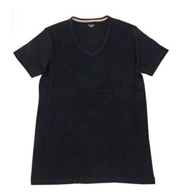 Paul Smith(ポールスミス)の新品☆ポールスミス  LL Vネック アンダーウェア シャツ 黒 インナーウエア メンズのトップス(Tシャツ/カットソー(半袖/袖なし))の商品写真